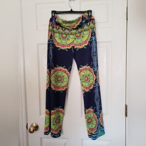 Vicabo Multicolor Women's Pants, Sz L